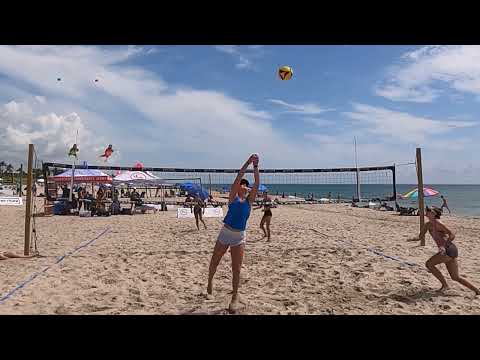 SandStorm Delray Beach - Girls 18U - Semifinal - Lilliquist/Reinecke vs Edwards/Schrock Set 2