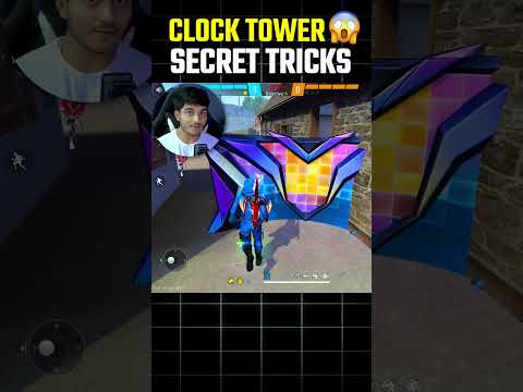 Free Fire Clock Tower Hidden Tricks 🔥 99.99% Players को नहीं पता 🙅‍♂️ #shorts || FireEyes Gaming