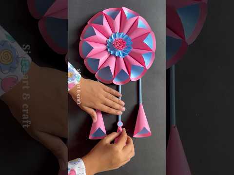 Beautiful paper wall hanging craft ideas 💡 #shorts #youtubeshorts  #wallhanging