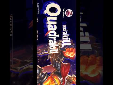 Wanduxiu’s over fat Dun Quadra kill #HonorOfKing #hok #dun #clashlane #tanker #fightier #QuadraKill