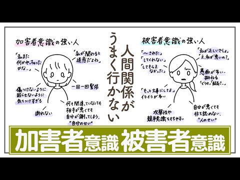 【加害者意識・被害者意識】「罪罰」「善悪」で自分や人を測る癖。白黒思考で両方当てはまる方もいます。人を信頼できず打ち解けられない、人生を制限する【頻度や強さを見てね】