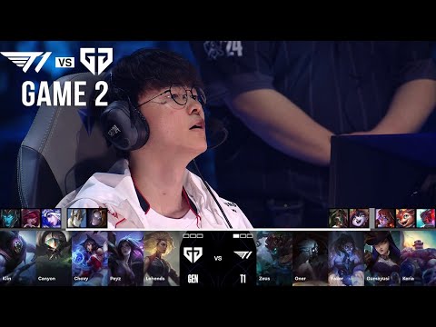 T1 vs Gen.G, Game 2 | World Championship 2024 Semifinals | T1 vs GEN G2