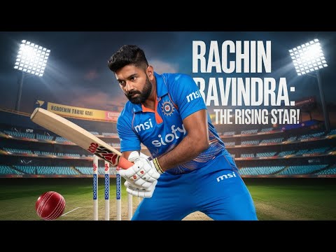 रचिन रवींद्र  एक युवा सितारे की कहानीRachin Ravindra: The Future of Cricket"