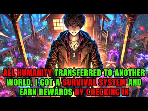 All Humanity Transferred to Another World: I Got a Survival System and Earn Rewards by Checking In!