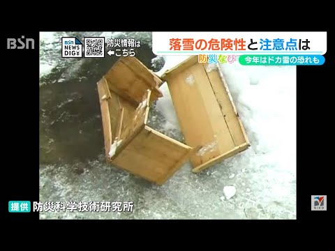 落雪の危険性と注意点は