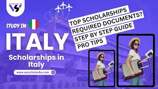 Study in Italy - Scholarships for International Students #italyscholarships #studyinitaly