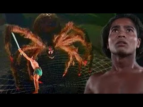 The Thief Of Bagdad (1940) - Sabu Fights Giant Spider | Arachnid Web Scene