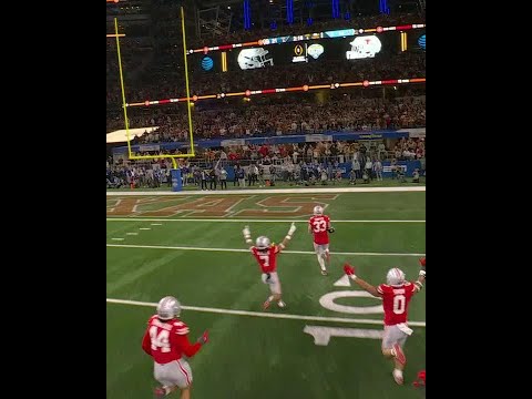 OHIO STATE STRIP SACK & TD ON 83-YD SCOOP-AND-SCORE DAGGER IN CFP 😱