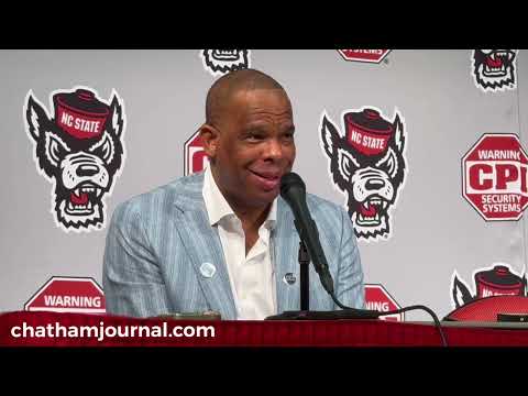 Carolina basketball coach Hubert Davis after win over NC State - 1.11.25