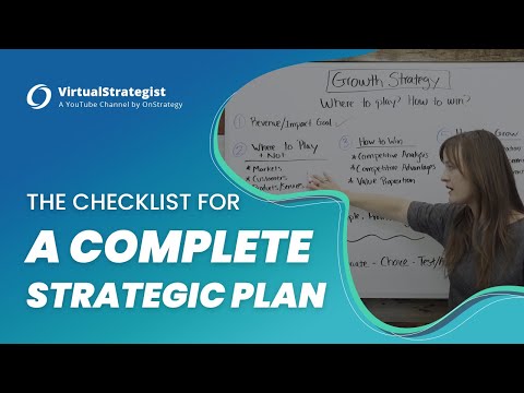 The Complete Strategic Planning Checklist