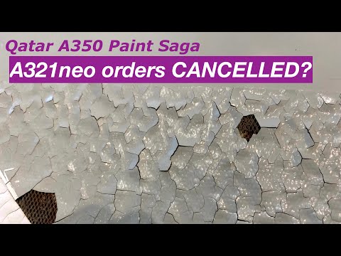 Qatar A350 paint issue: A350 Qatar Airways