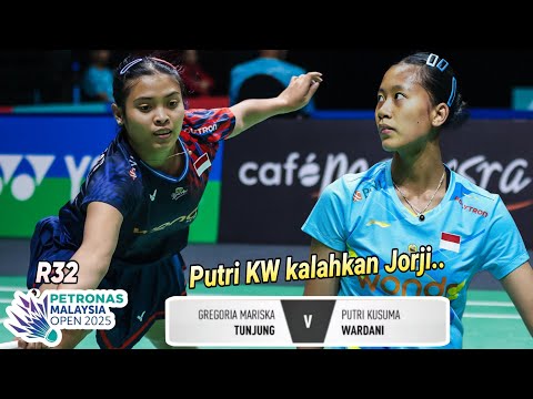 Gregoria Mariska Tunjung vs Putri Kusuma Wardani || R32 Malaysia Open 2025