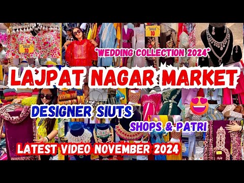 Lajpat Nagar Market Delhi✅❤️| Lajpat Nagar Market Latest Wedding collection 2024 |That Pinkish Girl