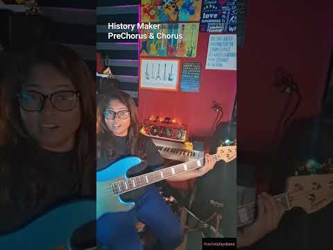 @rachelplaysbass : History Maker | Delirious | Bass Tutorial | PreChorus & Chorus