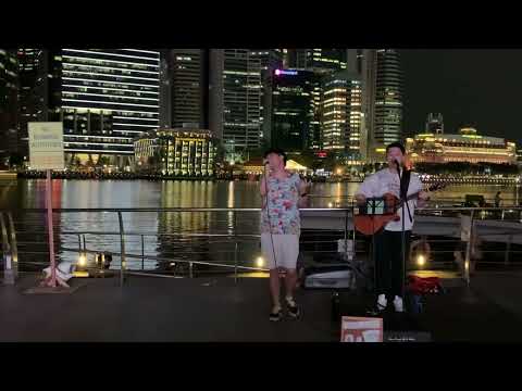 Busking In MarinaBay