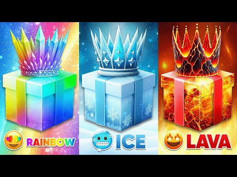 Choose Your Gift...! Rainbow, Ice or Lava ⭐🌈🖤 How Lucky Are You? 😱 Quiz Shiba