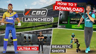 CBG CRICKET GAME FINALLY LAUNCHED 🤩 || HOW TO DOWNLOAD 😳❓