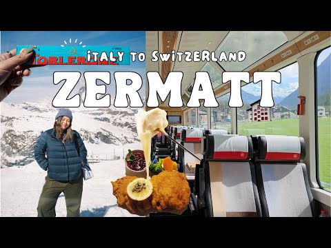 Zermatt, Switzerland Vlog 2023🇨🇭 Glacier Express Switzerland, Italy to Switzerland Train, Matterhorn