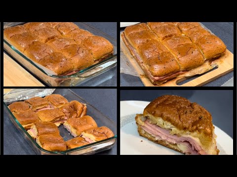 QUICK, EASY, CHEAP, DELICIOUS, HAM AND CHEESE SLIDERS