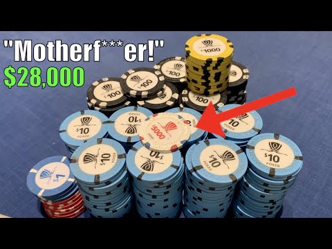 Rivering FULL HOUSE In ENORMOUS High Stakes ALL IN! 3-bet Bluff-Shove For $14,000! Poker Vlog Ep 255