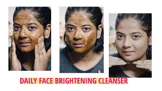 The Tribe Concepts FACE BRIGHTENING DAILY CLEANSER  Review | 12 Organic Ingredients | Bright Ski |