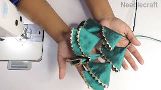 easy latkan design cutting and stitching // Blouse latkan designs// fabric latkan making at home