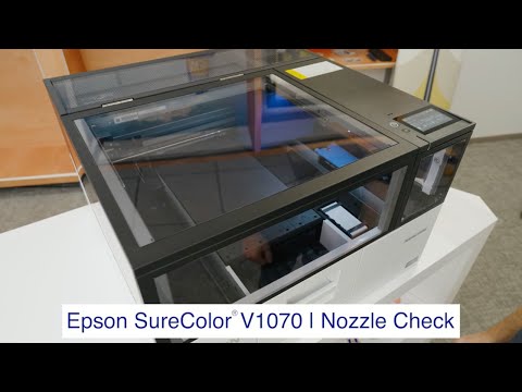 SureColor V1070 | How to Perform a Nozzle Check