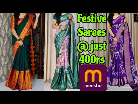 Meesho లో Dola Silk శారీస్ అదుర్స్✨ || Special Pattu Sarees || #meesho #saree #pattusarees