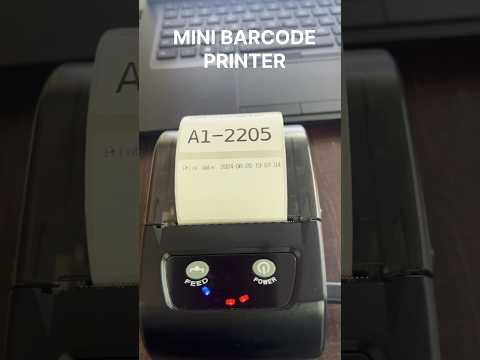 Mini label printer | Low cost barcode printer #labelprinter #barcodeprinter