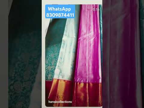 semi kanchi pattu sarees Dm whatsup no 8309874411 #instafashion #sareeswag #sareevibes