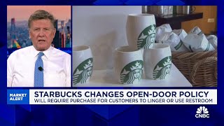 Starbucks changes open-door policy