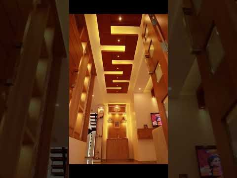 Wooden false ceiling design #ceiling #woodceiling #trending #ceilingdecor #homedecor #shorts #viral