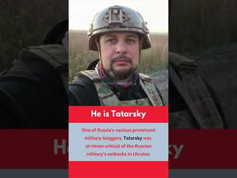 St. Petersburg explosion killed Russian war blogger - WTE