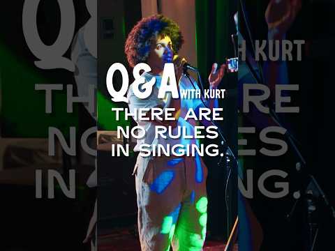 Q&A with Kurt - There Are No Rules In Singing  #voice #singing #vocalcoach #wolfstudios #shorts