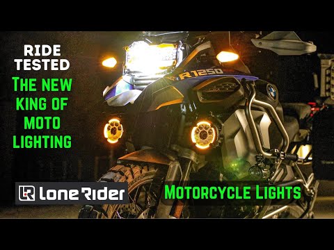 Lone Rider Motorcycle Lights Review | Turn Night Into Day (Ride Tested)