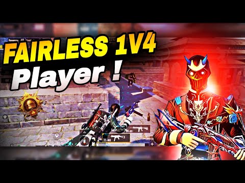 Fairless 1v4 Player ! | Underwraith Op Solo VS Squad Intense Lobby Clutches | BGMI