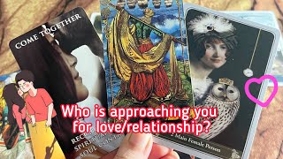 Who is approaching you for love or relationship?🫣💕🥰💍Hindi tarot card reading