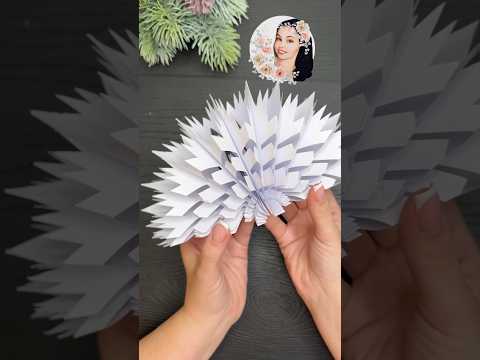 WoW! ❄️ Easy Paper Christmas Decorations 2024 3D Snowflake