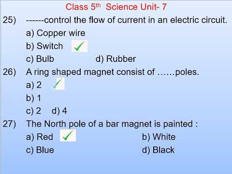 Class 5th Science Unit 7