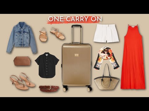 10 Outfits With 16 Pieces In One Carry-On | Mastering Packing Light