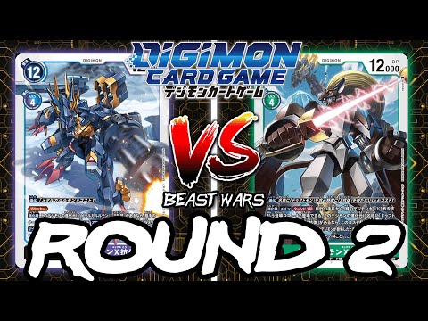 MetalGarurumon X VS Leopardmon X!! | Digimon Card Game: EX5 Animal Colosseum Beast Wars (ROUND 2)