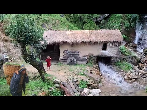 This is Himalayan Most Peaceful Nepali Village Lifestyle | Organic Food Cooking in Countryside Nepal