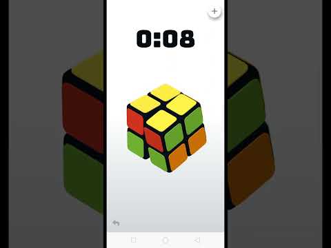 Solve mini cube only in 10 sec. 😶 X Rise up song || #cube #shorts