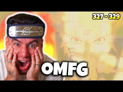 NARUTO's NINE TAIL TRANSFORMATION!! Naruto Shippuden Reaction: Ep. 327 - 329