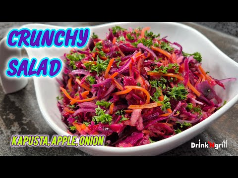 Crunchy Salad: Red Cabbage Salad to change your life #cabbage #cabbagesalad #salad #saladideas