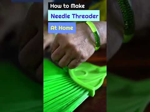 How to make needle threader at home #sewing #shorts #shortsvideo #jyotiartworks