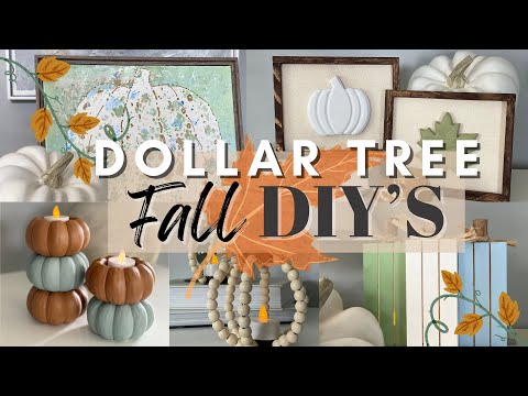 🍂 DOLLAR TREE FALL DIY 2024 | EASY HIGH END AUTUMN DECOR 2024 | Dollar Tree Fall Decor 🍂