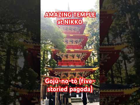 Five storied Pagoda in Nikko. #japan #travel #shorts #viralshorts