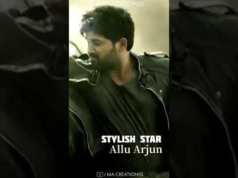 Allu Arjun Attitude whatsapp status | new mood off status | Allu Arjun status | Mashup | fullscreen