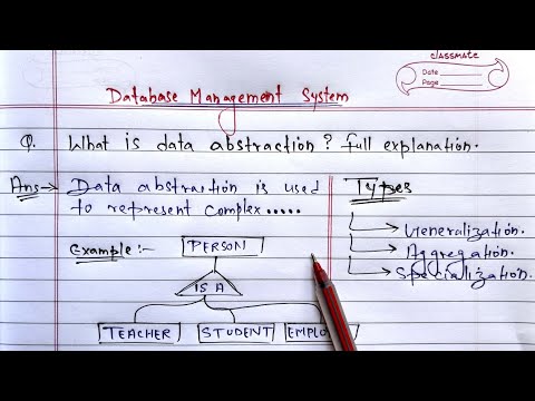 DBMS - Generalization, Specialization & Aggregation | Data Abstraction